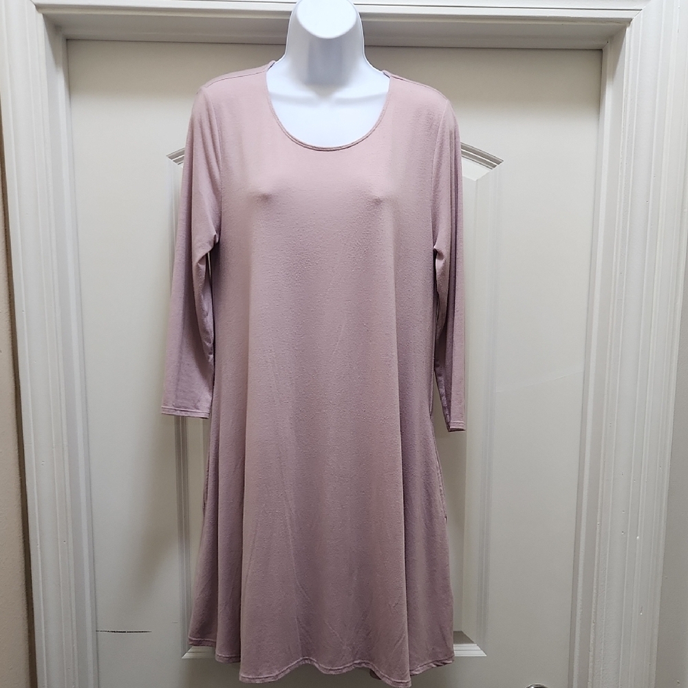 Elegant Mauve Women's Dress